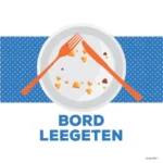 Pictogram - Bord leegeten