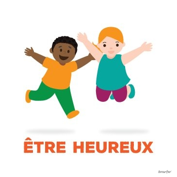 Pictogramme - Être heureux