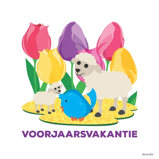 VOORJAARSVAKANTIE.webp Pictogram - Voorjaarsvakantie - Afbeelding 1