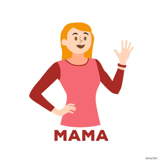 MAMA Pictogram - Mama - Afbeelding 1