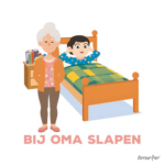 Pictogram - Bij Oma Slapen
